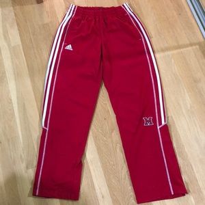 Miami University team-issued travel pants
